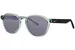 Nike Smash Sunglasses Youth Kids Round Shape - Green Glow/Silver Flash-342