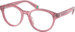 Polo Ralph Lauren PP8546U Eyeglasses Youth Kids Boy's Full Rim Round Shape - Shiny Transparent Rose-5220