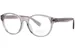 Polo Ralph Lauren PP8546U Eyeglasses Youth Kids Boy's Full Rim Round Shape - Shiny Transparent Grey-5413