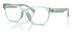 Polo Ralph Lauren PP8553U Eyeglasses Youth Kids Girl's Full Rim Pillow Shape - Shiny Transparent Light Green-6367