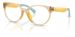 Polo Ralph Lauren PP8554U Eyeglasses Youth Kids Full Rim - Shiny Transparent Light Yellow-5756