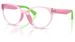 Polo Ralph Lauren PP8554U Eyeglasses Youth Kids Full Rim - Shiny Transparent Pink-6193