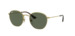 Ray Ban Junior Rob RJ9572S Sunglasses Youth Kids Round Shape - Arista/Dark Green-223/71