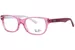 Ray Ban RY1555 Eyeglasses Youth Kids Full Rim Square Shape - Transparent Pink-3978