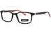 Tony Hawk THK074 Eyeglasses Youth Kids Boy's Full Rim Rectangle Shape - Black-1