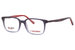 Transformers Nebulos Eyeglasses Youth Boy's Full Rim Rectangular Optical Frame - Blue/Red - Blu