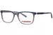 Transformers Power Eyeglasses Youth Kids Boy's Full Rim Rectangle Shape - Blue-BLU