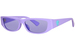 Versace VK4002U Sunglasses Youth Kids Girl's Rectangle Shape - Lilac/Blue-Medusa-Logo/Violet-5400/1A