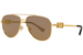 Versace VK2002 Sunglasses Youth Kids Girl's Pilot - Gold/Brown Mirror-1002/5A