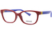 Versace VK3006U Eyeglasses Youth Kids Girl's Full Rim Rectangle Shape