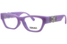 Versace VK3008U Eyeglasses Youth Kids Girl's Full Rim Round Shape - Lilac-5506