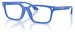 Versace VK3015U Eyeglasses Youth Kids Boy's Full Rim Rectangle Shape - Solid Blue-5546