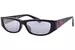 Versace VK4002U Sunglasses Youth Kids Girl's Rectangle Shape - Black/Grey/Black Mirror-GB1/6G