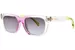 Versace VK4006U Sunglasses Youth Kids Square Shape - Pink/Transparent Yellow/Grey Gradient-55318G
