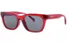 Versace VK4006U Sunglasses Youth Kids Square Shape - Transparent Red/Dark Grey-553387