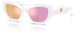 Versace VK4007U Sunglasses Youth Kids Girl's - White/Pink/Rose Gold Mirror-314/1T