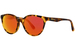 Versace VK4427U Sunglasses Youth Kids Girl's Round Shape - Havana/Gold-Logo/Dark Violet Mirror Red-51196Q