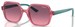 Vogue VJ2006 Sunglasses Youth Kids Square Shape - Transparent Red/Pink Gradient-276620