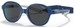 Vogue VJ2012 Sunglasses Youth Kids Pillow Shape w/Strap - Blue on Rubber Cream/Dark Grey-297487