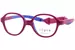 Vogue VY2011 Eyeglasses Youth Kids Full Rim Pillow Shape w/Strap