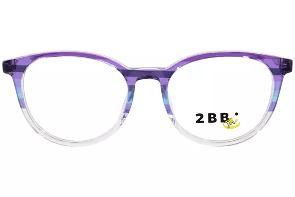  2BB BB Bailey Eyeglasses Youth Kids Girl's Full Rim Round Shape 
