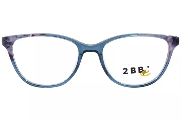  2BB BB Betsy Eyeglasses Youth Kids Girl's Full Rim Oval Shape 
