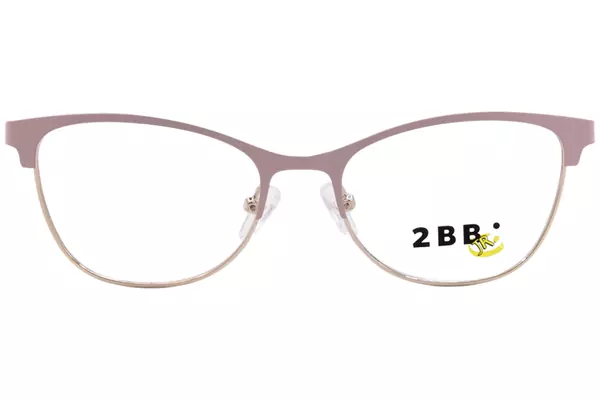 2BB BB Beverly Eyeglasses Youth Kids Girl's Full Rim Cat Eye 