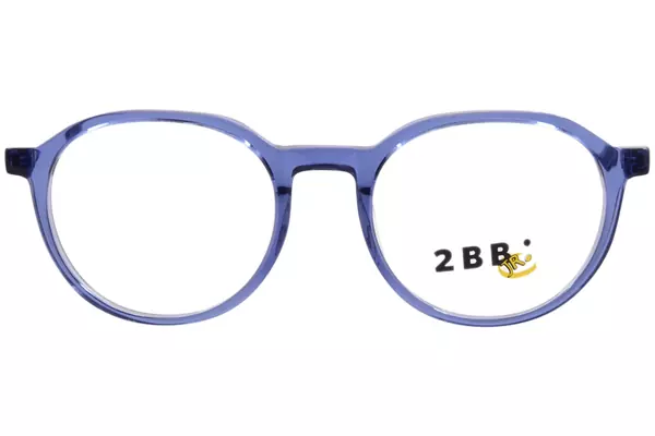  2BB BB Billy Eyeglasses Youth Kids Boy's Full Rim Round Shape 