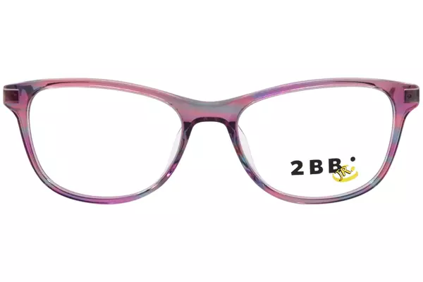  2BB BB Britney Eyeglasses Youth Kids Girl's Full Rim Cat Eye 