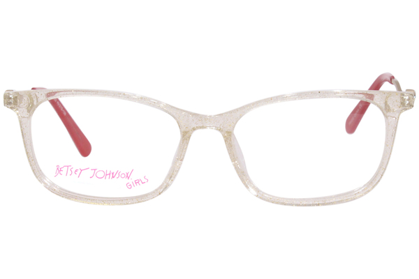  Betsey Johnson Girls Petite-Fille Eyeglasses Girl's Full Rim Square Shape 