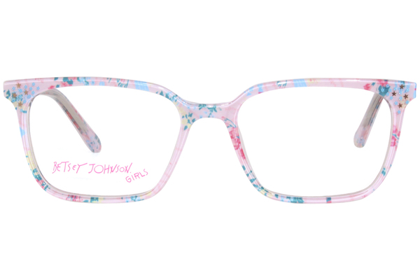  Betsey Johnson Sweetie Eyeglasses Girl's Full Rim Square Shape 