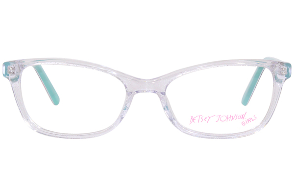  Betsey Johnson Wink Eyeglasses Girl's Full Rim Rectangle Shape 