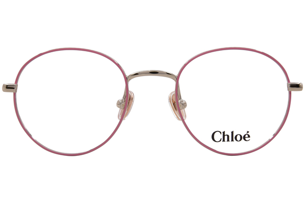 Chloe CC0024O Eyeglasses Youth Kids Full Rim Round Shape 