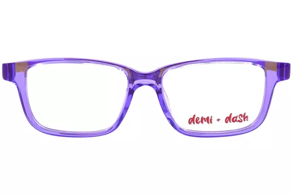  Demi + Dash Boomer Eyeglasses Youth Kids Full Rim Rectangle Shape 