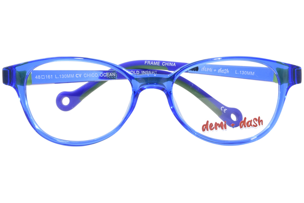  Demi + Dash Chico Eyeglasses Youth Kids Full Rim Oval Shape 