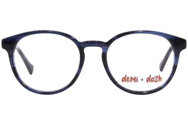  Demi + Dash Drift Eyeglasses Youth Kids Boy's Full Rim Round Shape 