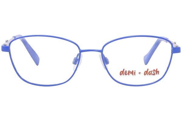  Demi + Dash Dusk Eyeglasses Youth Kids Girl's Full Rim Rectangle Shape 