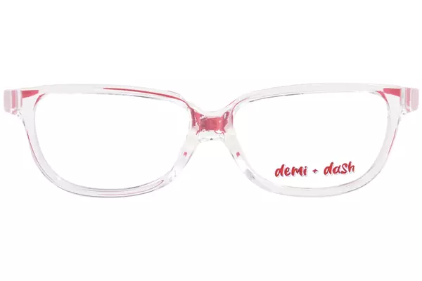  Demi + Dash Echo Eyeglasses Youth Kids Full Rim Rectangle Shape 