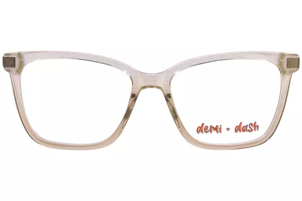  Demi + Dash Gleam Eyeglasses Youth Kids Girl's Full Rim Square Shape 