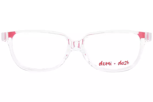  Demi + Dash Echo Eyeglasses Youth Kids Full Rim Rectangle Shape 