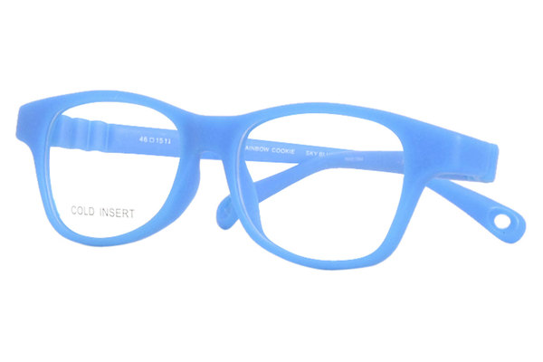  Dilli Dalli Rainbow-Cookie Eyeglasses Youth Full Rim Rectangle Shape 