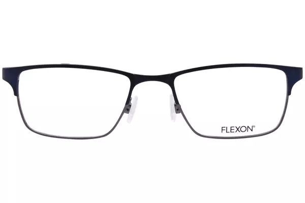  Flexon Zeus Eyeglasses Youth Kids Boy's Full Rim Rectangle Shape 