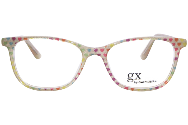  GX By Gwen Stefani GX837 Eyeglasses Youth Kids Girl's Full Rim Square Shape 