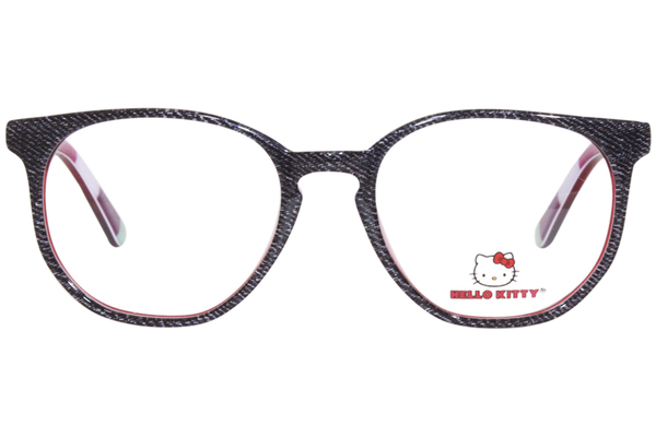 Hello Kitty HK-364-1 Eyeglasses Youth Girl's Full Rim Round Shape 