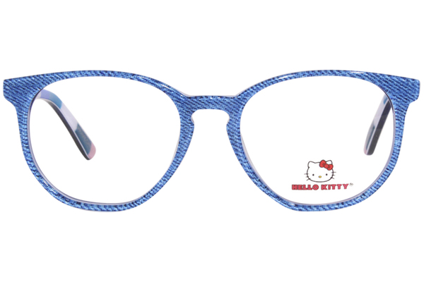  Hello Kitty HK-364-1 Eyeglasses Youth Girl's Full Rim Round Shape 