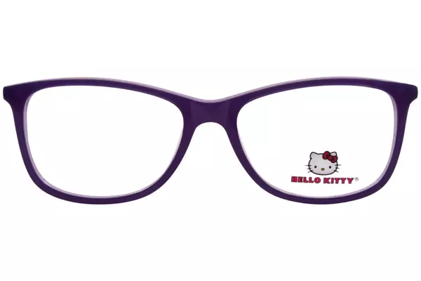 Hello Kitty HK284 Eyeglasses Youth Kids Full Rim Square Shape 
