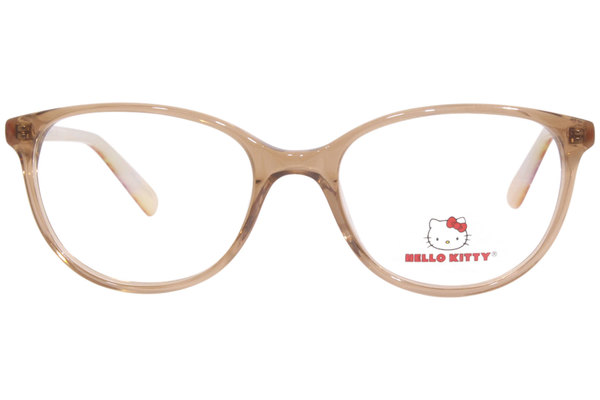  Hello Kitty HK350 Eyeglasses Girl's Full Rim Oval Shape 