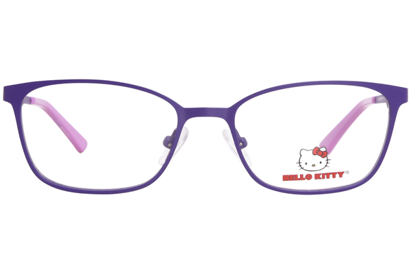  Hello Kitty HK355 Eyeglasses Youth Kids Full Rim Rectangle Shape 
