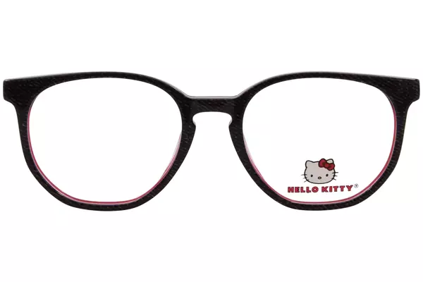  Hello Kitty HK364 Eyeglasses Youth Kids Girl's Full Rim Round Shape 