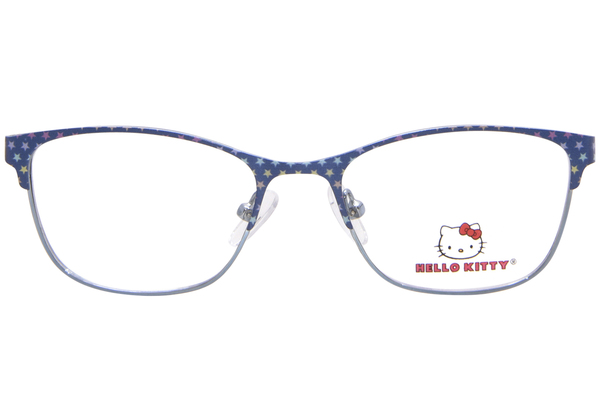  Hello Kitty HK368 Eyeglasses Youth Kids Girl's Full Rim Rectangle Shape 